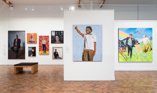 Installation view, 2017 Archibald Prize, An Art Gallery of NSW touring exhibition