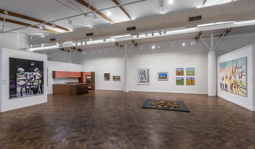 Installation view, 'Sauced Material'. Image Ashley Markevicius Photography.