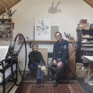 Printmaking workshop with John R Walker and Marianne Courtenay