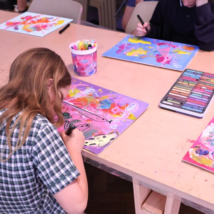 Oodles of Doodles: Cartoon Mayhem in Mixed Media